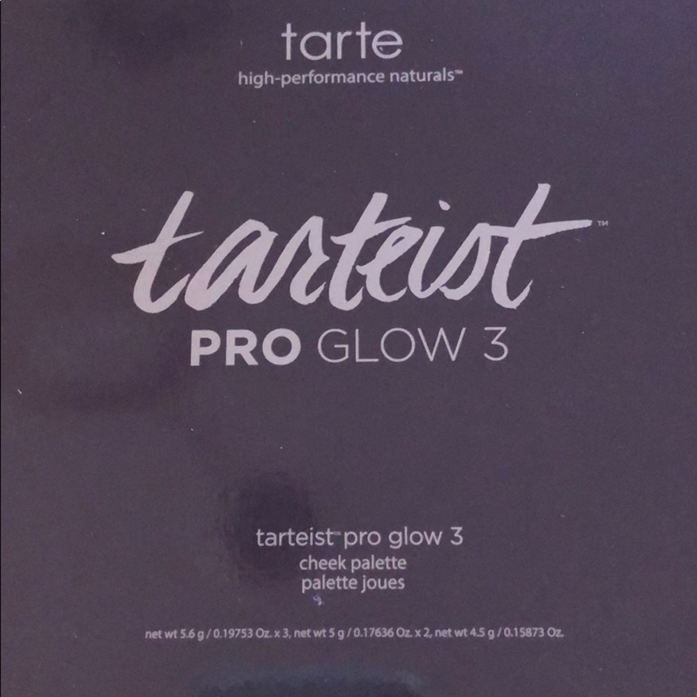 Tarte— tarteist PRO GLOW cheek pallete VOLUME 3